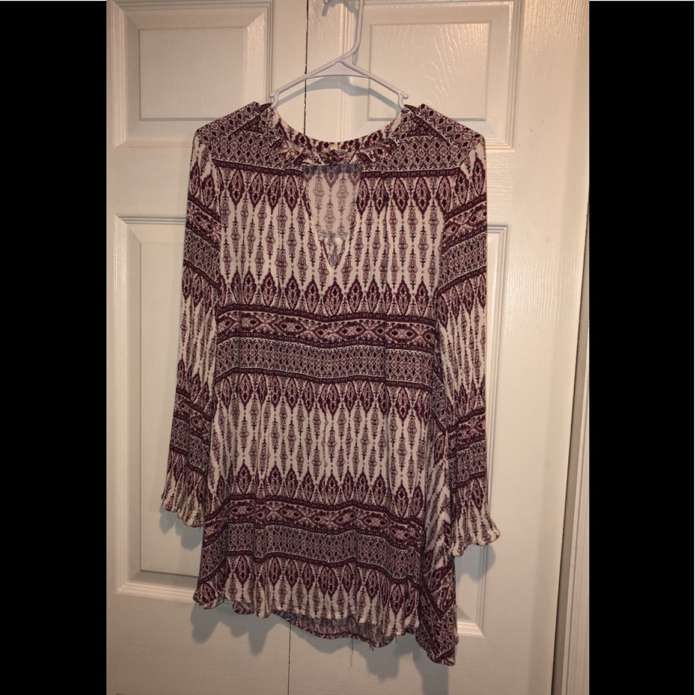 Purple and White cute shirt